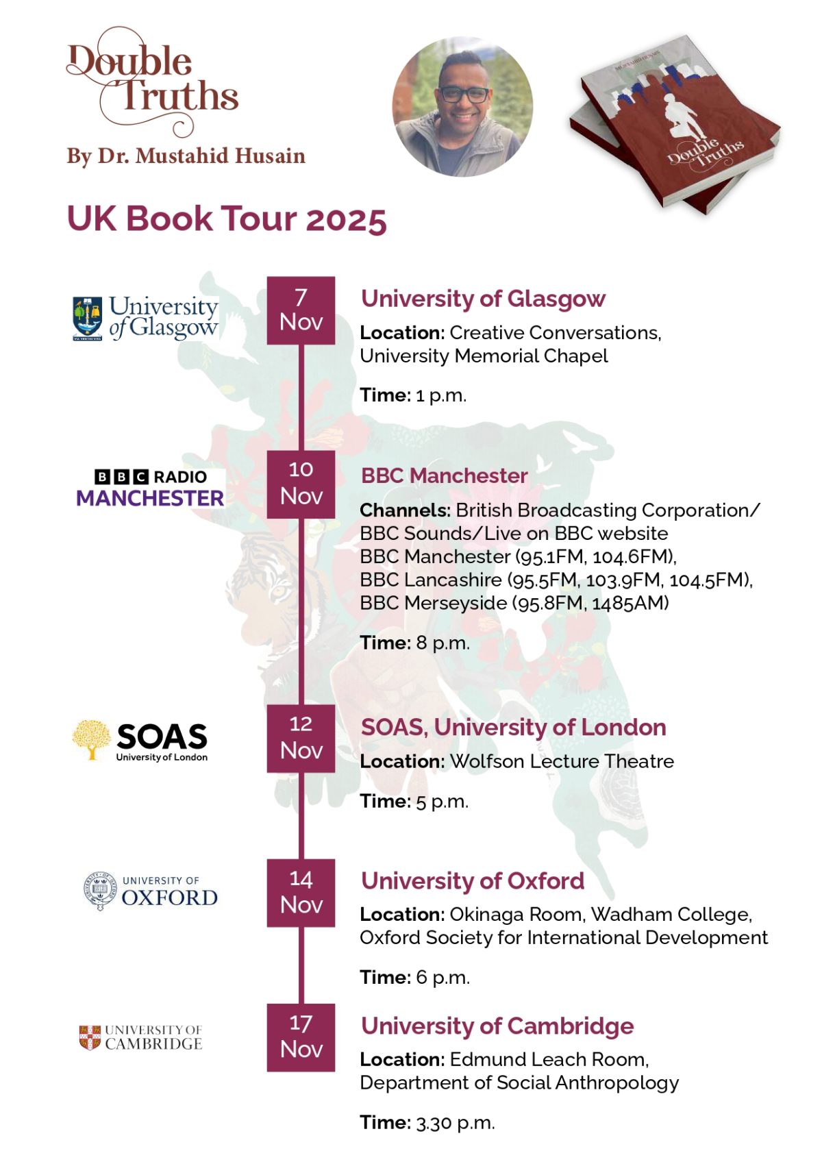 UK Book Tour 2025